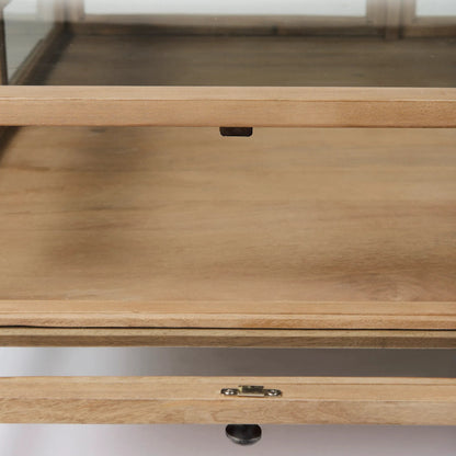 Arelius Square Coffee Table by Mercana. Made from solid wood in a transitional style.