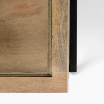 Arelius Square Coffee Table by Mercana. Made from solid wood in a transitional style.