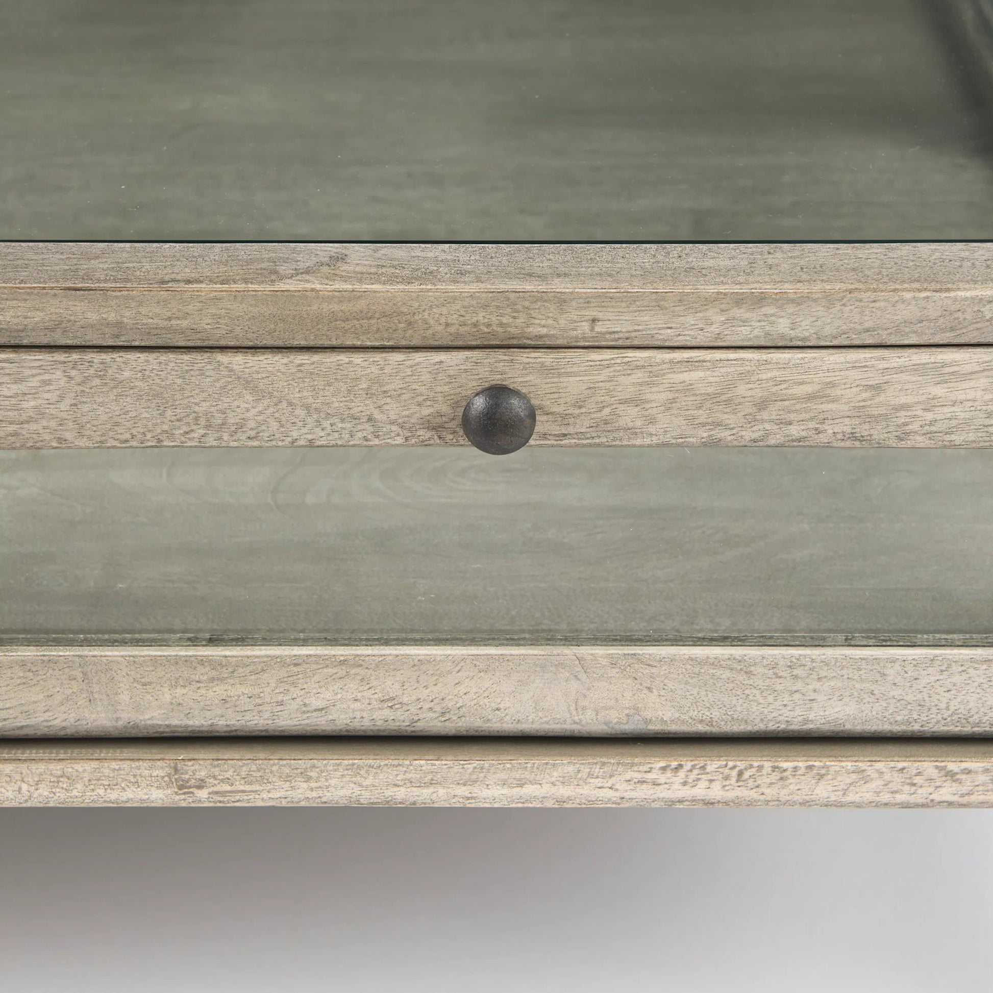 Arelius Square Coffee Table by Mercana. Made from solid wood in a transitional style.