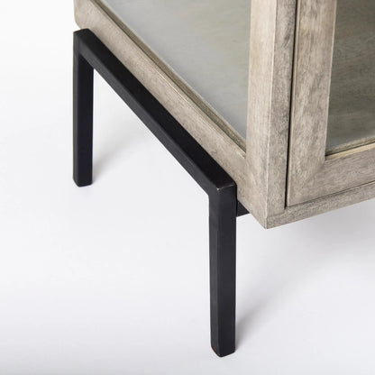Arelius End Table by Mercana. Made from solid wood in a transitional style.