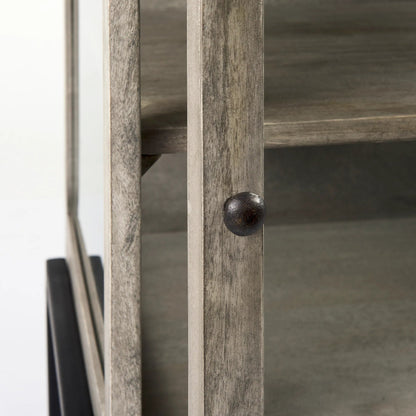 Arelius End Table by Mercana. Made from solid wood in a transitional style.