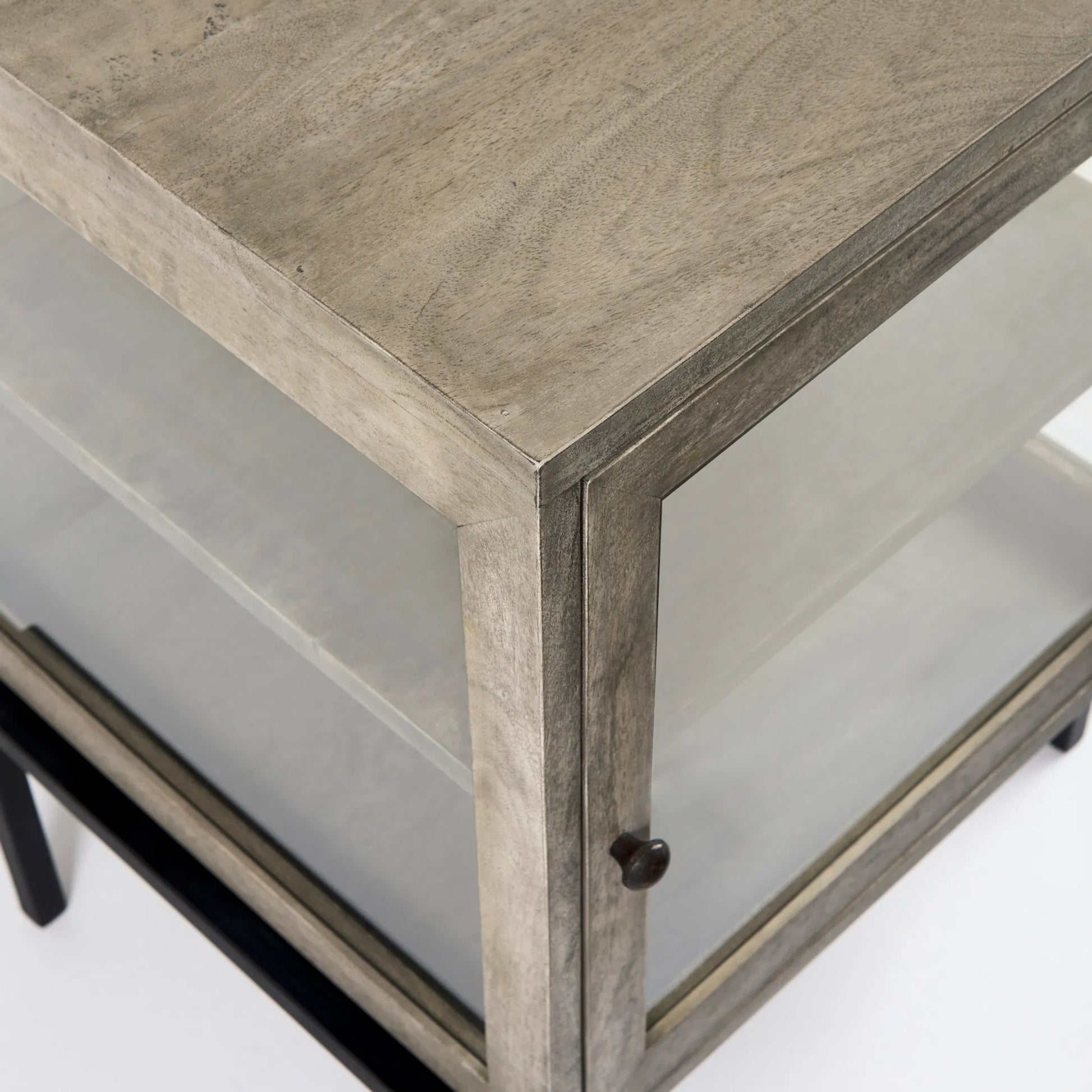 Arelius End Table by Mercana. Made from solid wood in a transitional style.