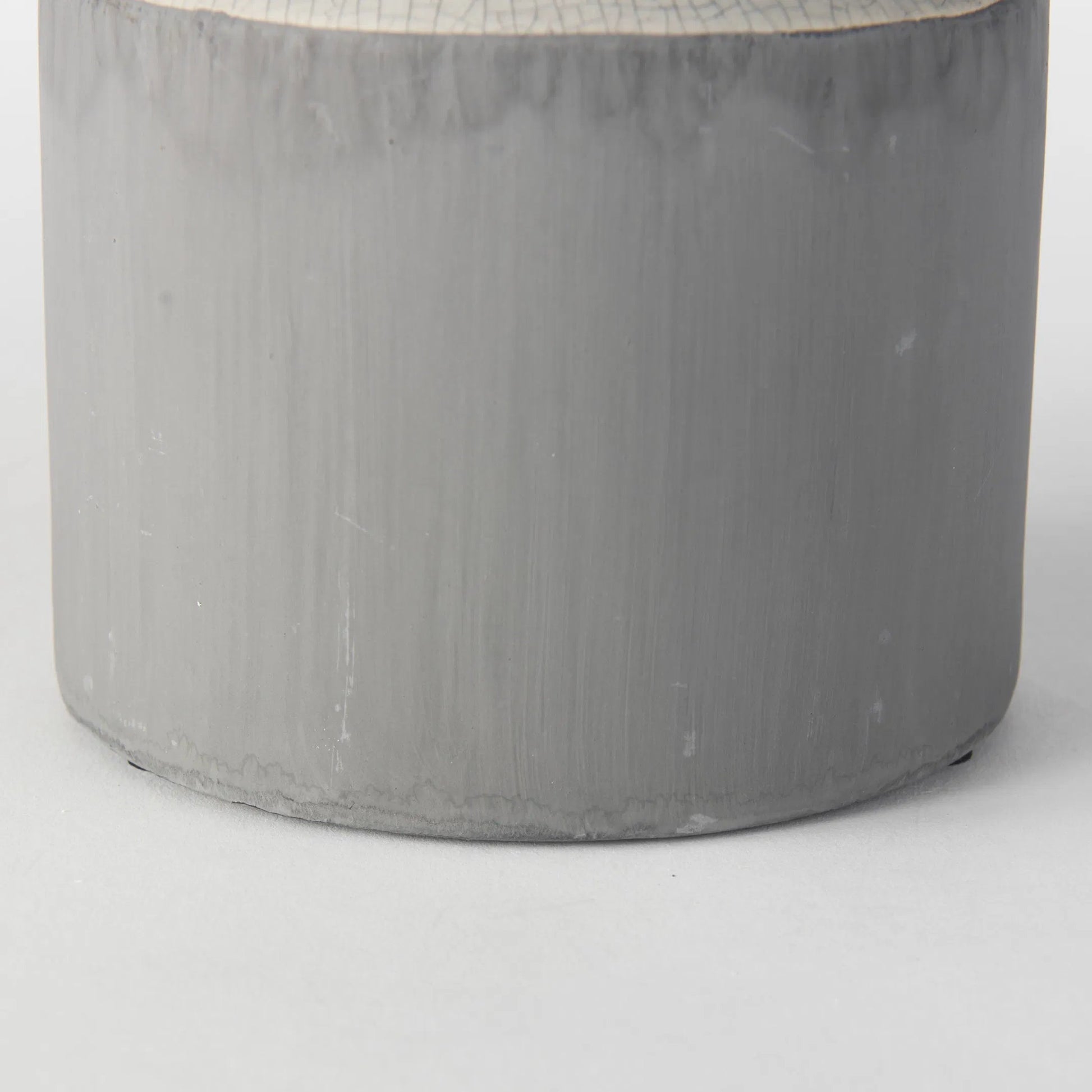 Burton Gray Jug Vase by Mercana in gray. Made from unique in a modern style.