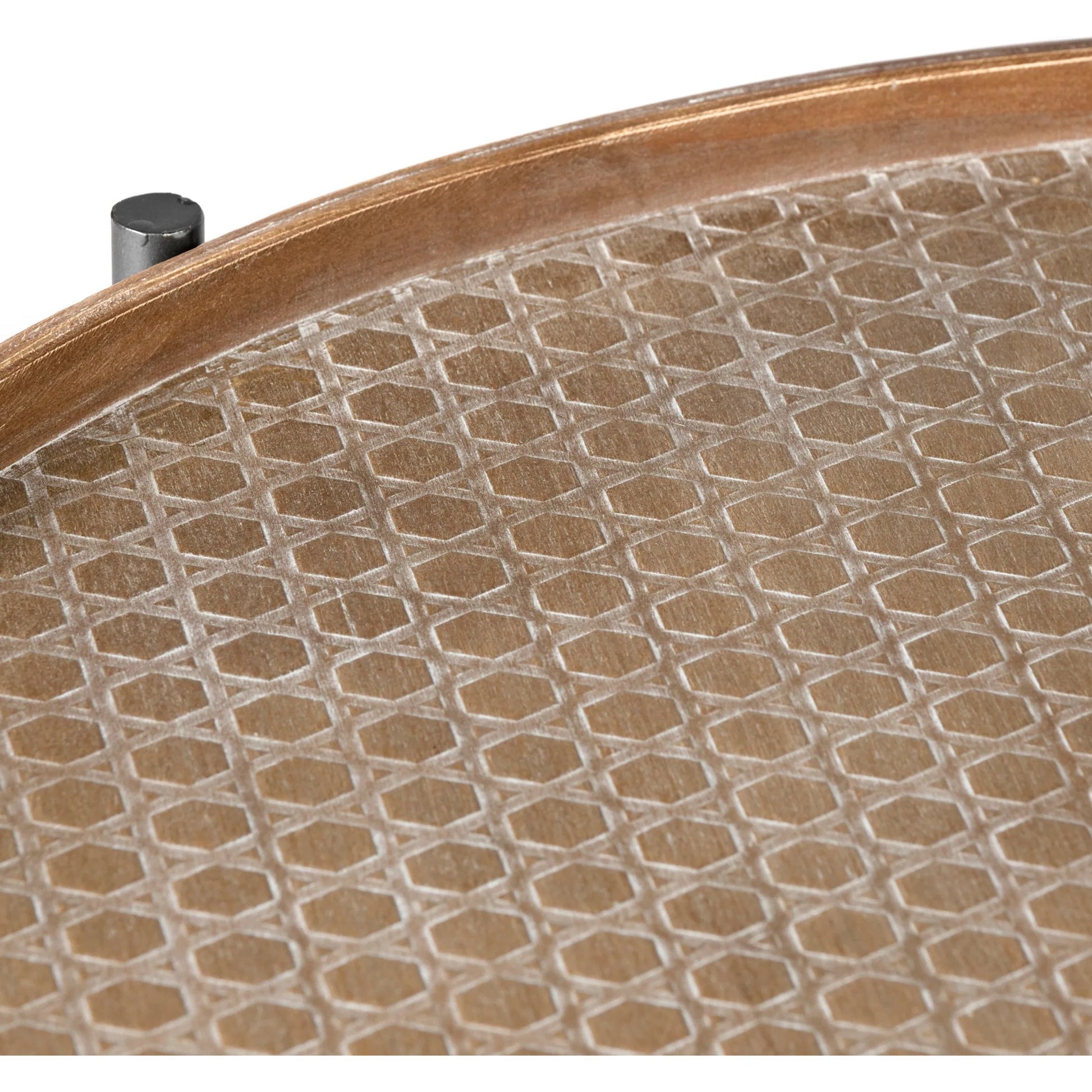Kade Coffee Table by Mercana in natural. Made from unique in a modern style.
