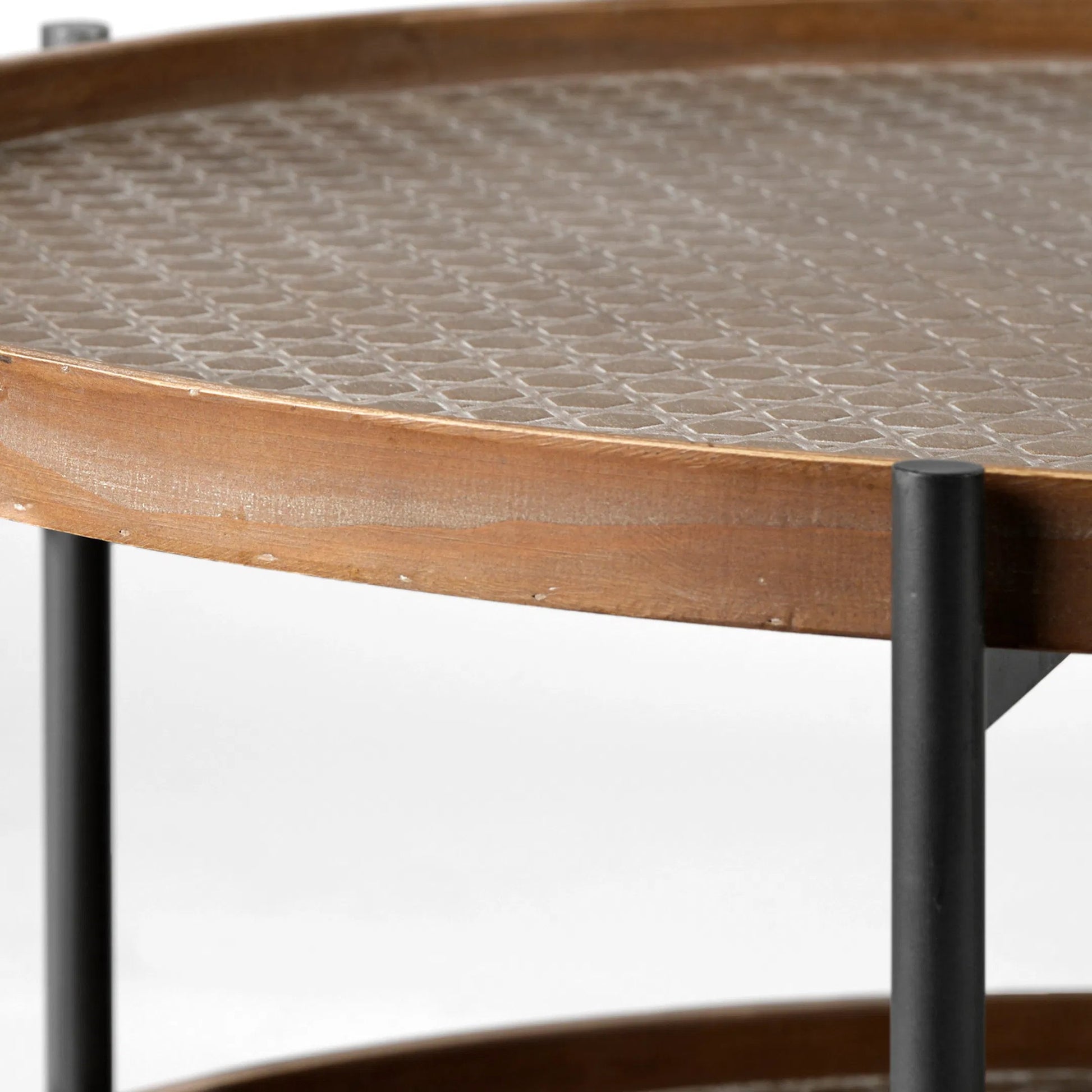 Kade Coffee Table by Mercana in natural. Made from unique in a modern style.