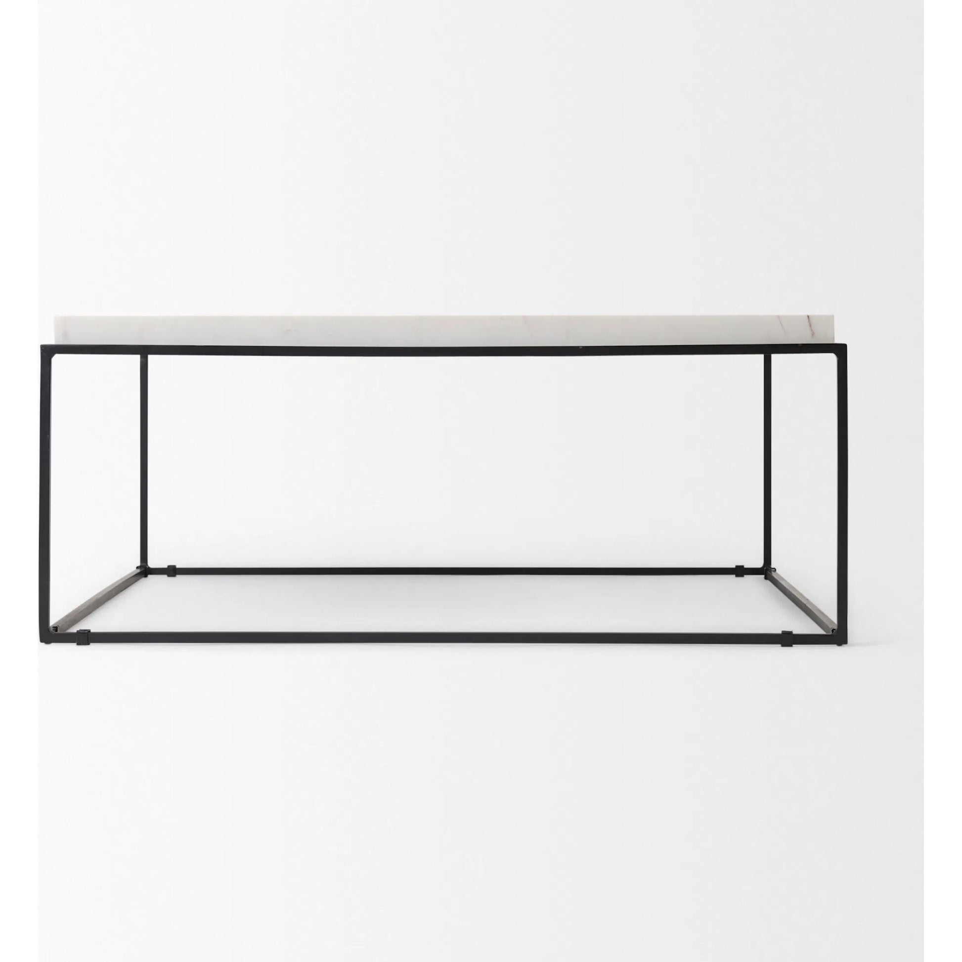 Nathan Coffee Table by Mercana in natural. Made from unique in a modern style.
