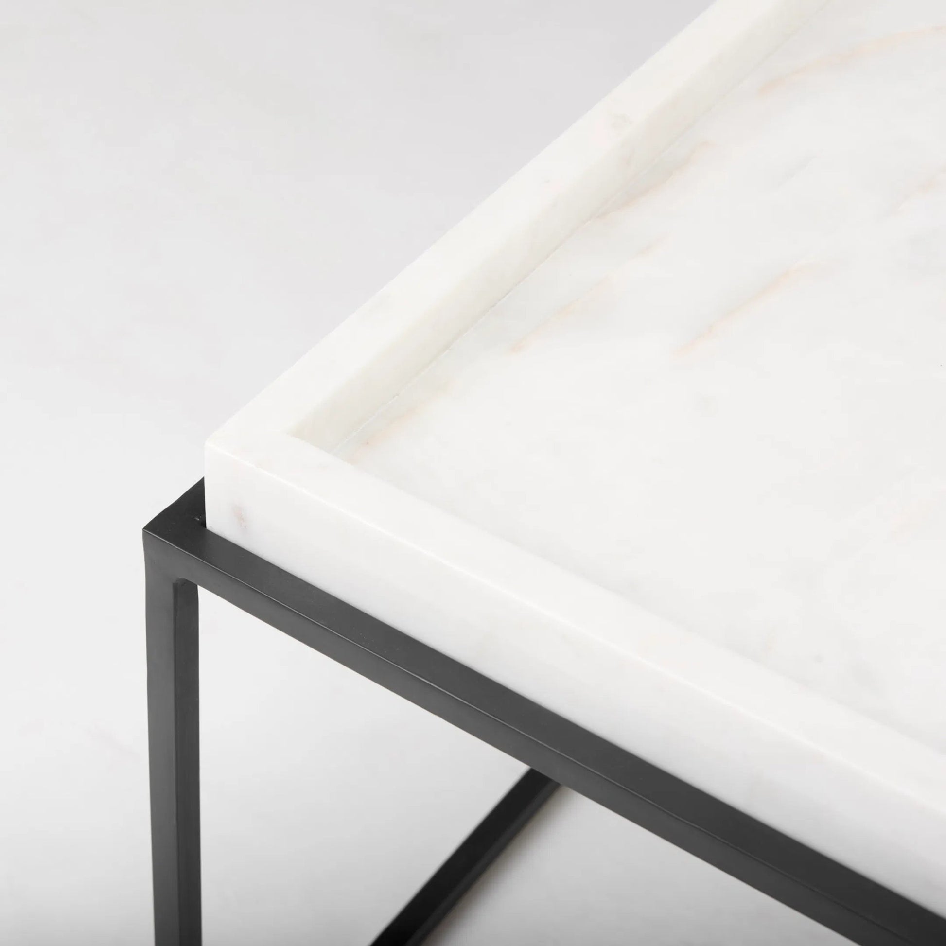 Nathan Coffee Table by Mercana in natural. Made from unique in a modern style.