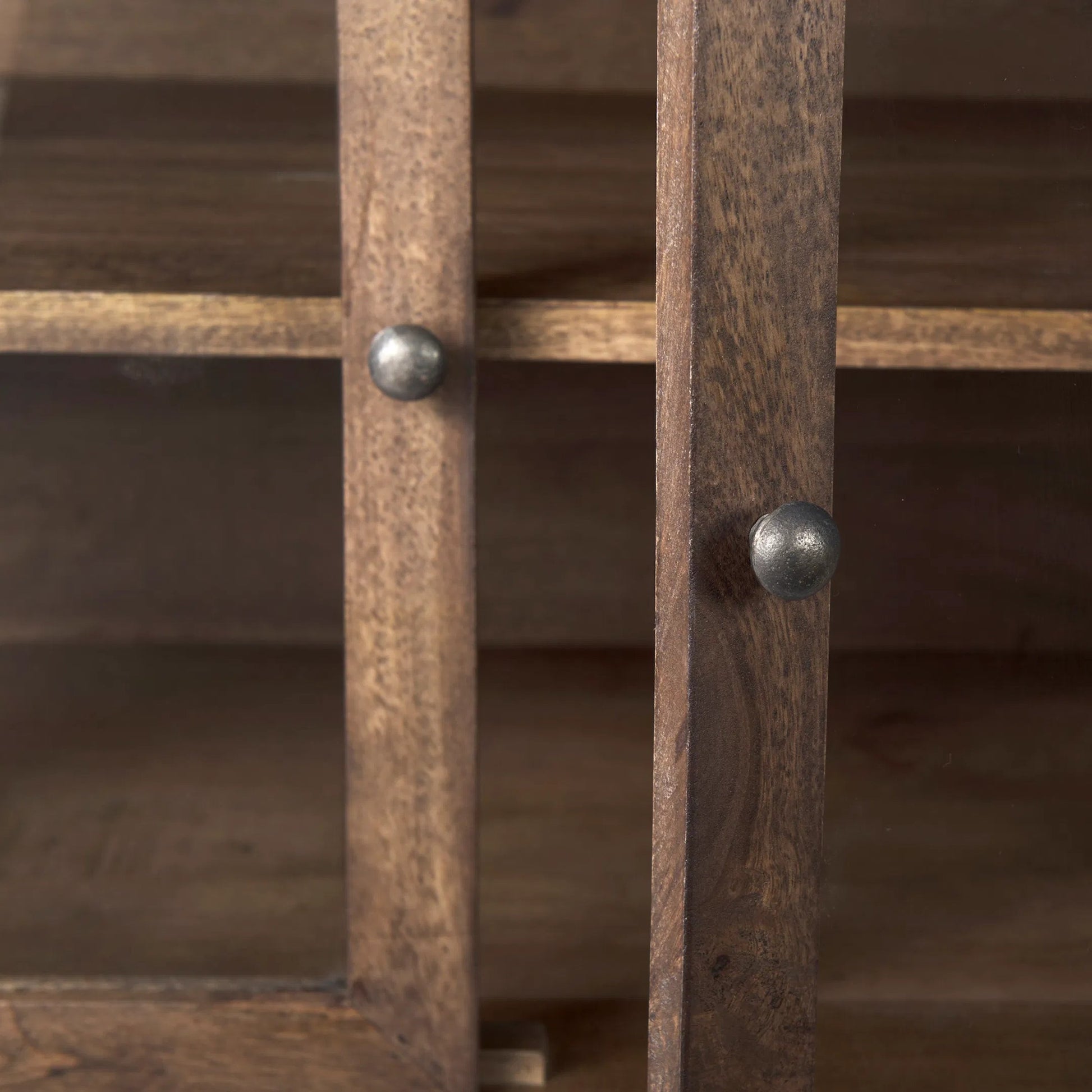 Arelius Sideboard by Mercana. Made from glass, solid wood, steel in a modern style.