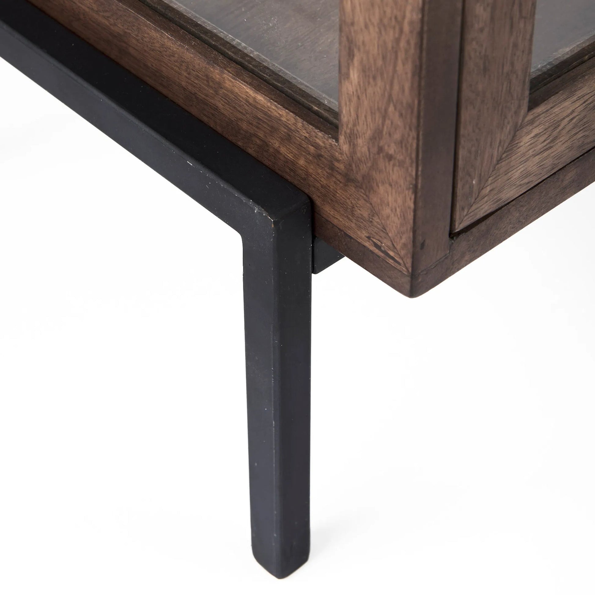 Arelius End Table by Mercana. Made from solid wood in a transitional style.