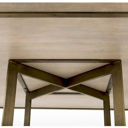 Faye Square Dining Table by Mercana. Made from solid wood in a unique style.