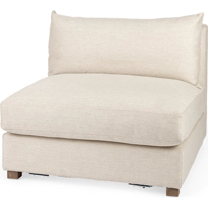 Valence Cream Modular Sofa Elements by Mercana in cream. Made from unique in a transitional style.