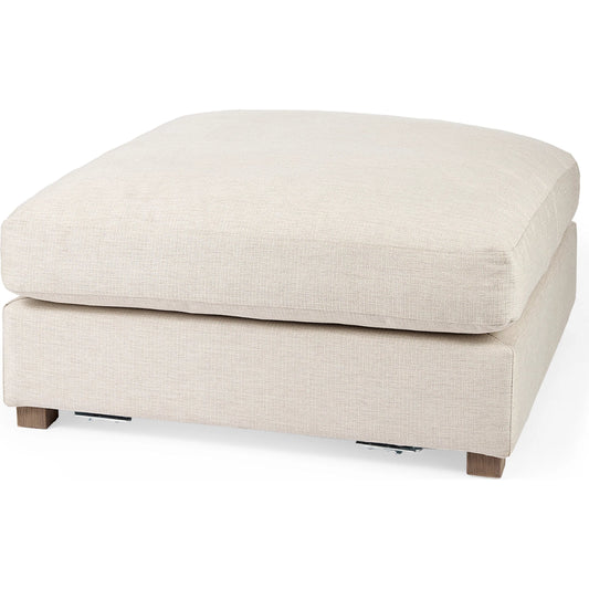 Valence Cream Modular Sofa Elements by Mercana in cream. Made from unique in a unique style.