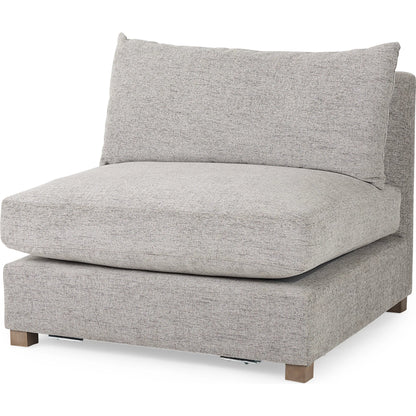 Valence Medium Gray Modular Sofa Elements by Mercana in gray. Made from fabric in a transitional style.