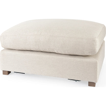 Valence Cream Modular Sofa Elements by Mercana in cream. Made from unique in a transitional style.