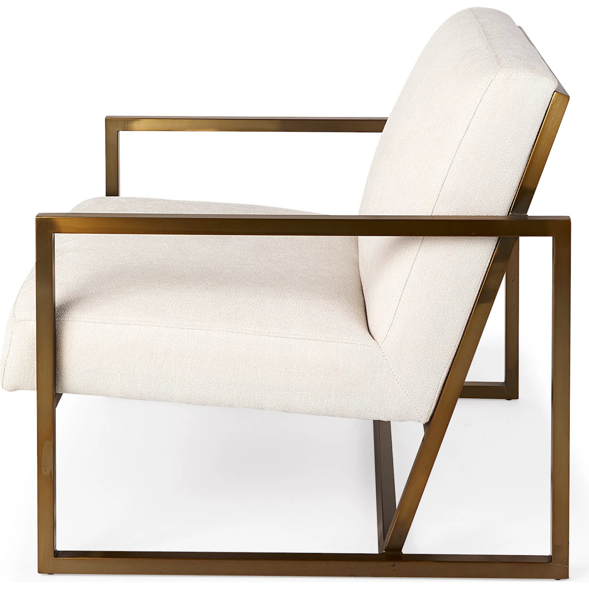 Armelle Upholstered Accent Chair by Mercana in gray. Made from fabric, metal in a transitional style.