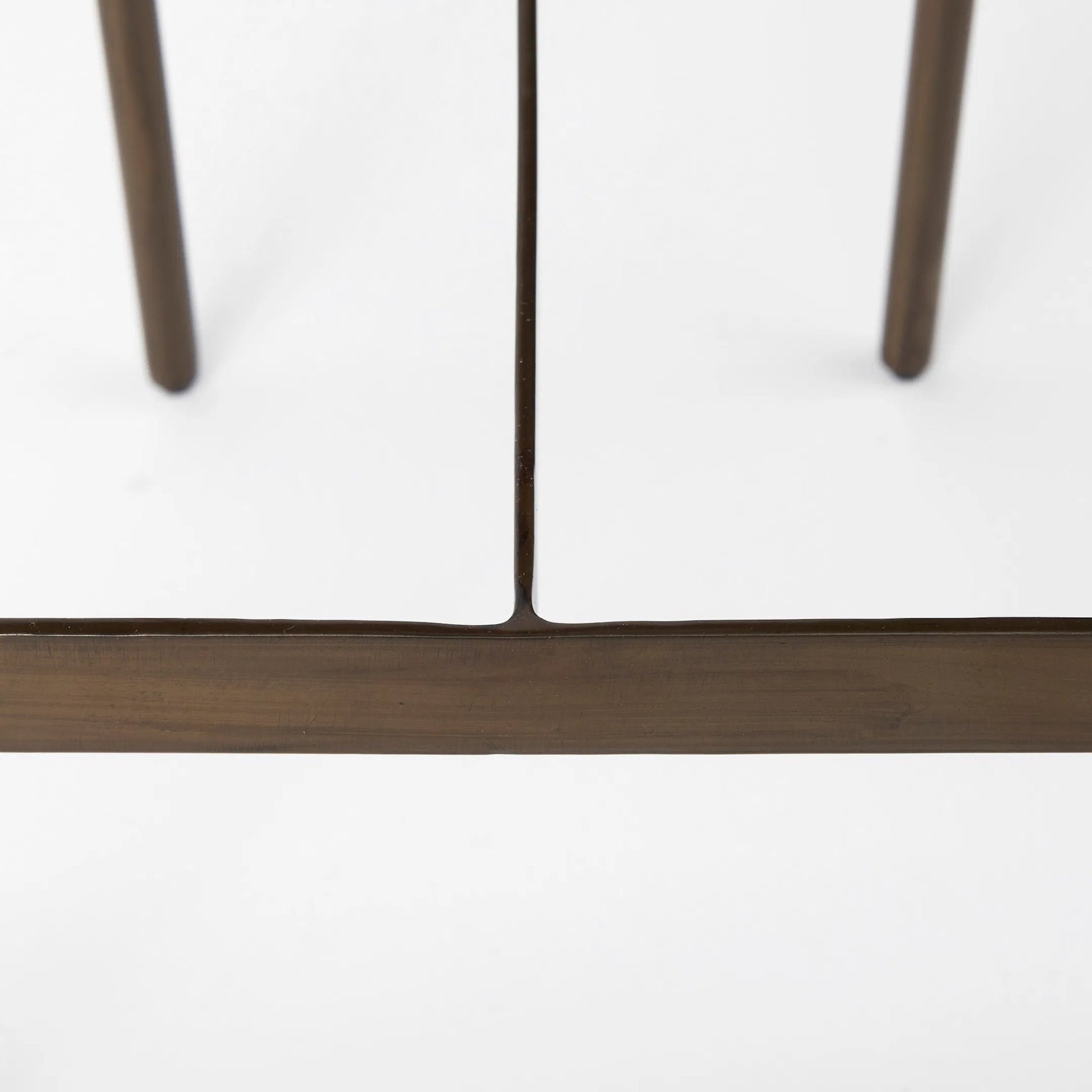 Millie Hide Seat Bar/Counter Stool by Mercana. Made from metal in a unique style.