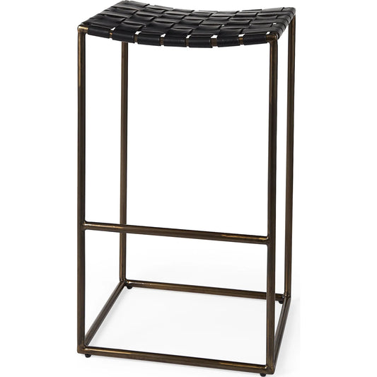 Clarissa Leather Seat Bar/Counter Stool by Mercana. Made from unique in a unique style.