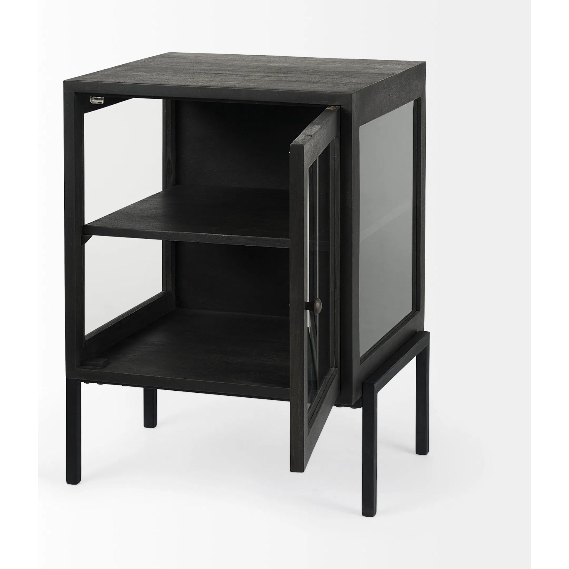 Arelius End Table by Mercana. Made from solid wood in a transitional style.