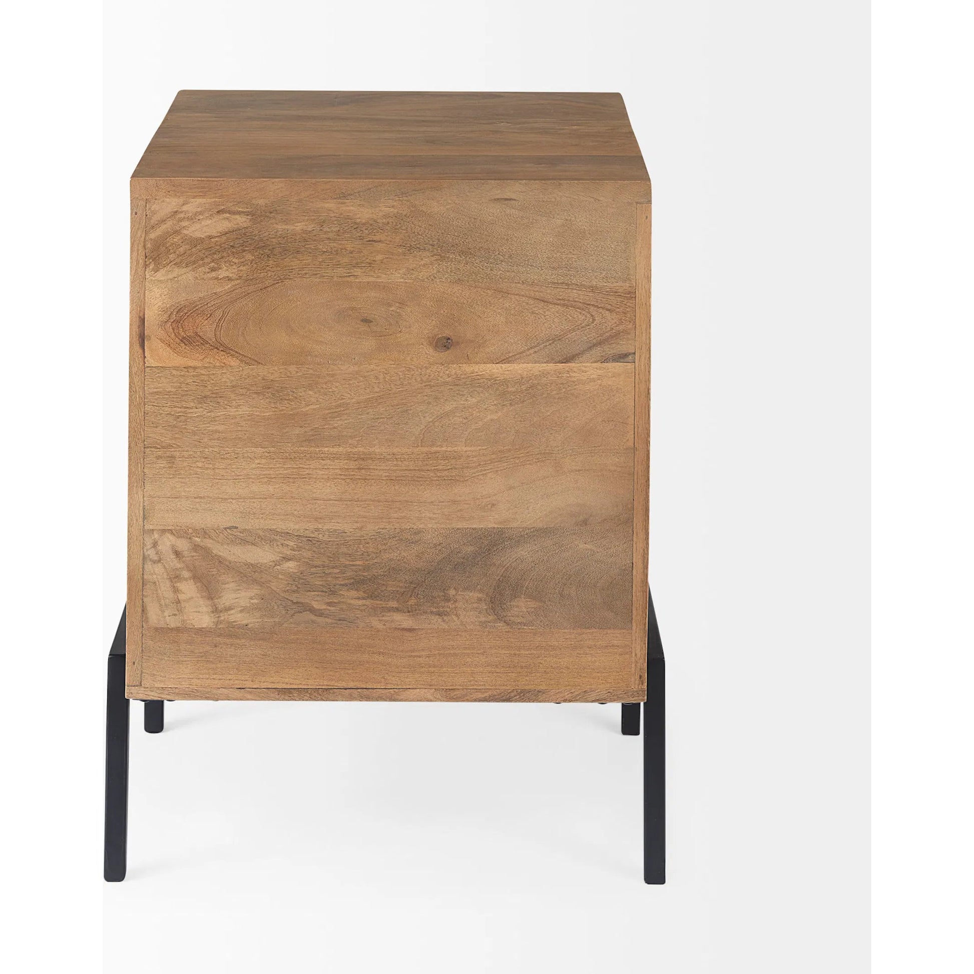 Arelius End Table by Mercana. Made from solid wood in a transitional style.