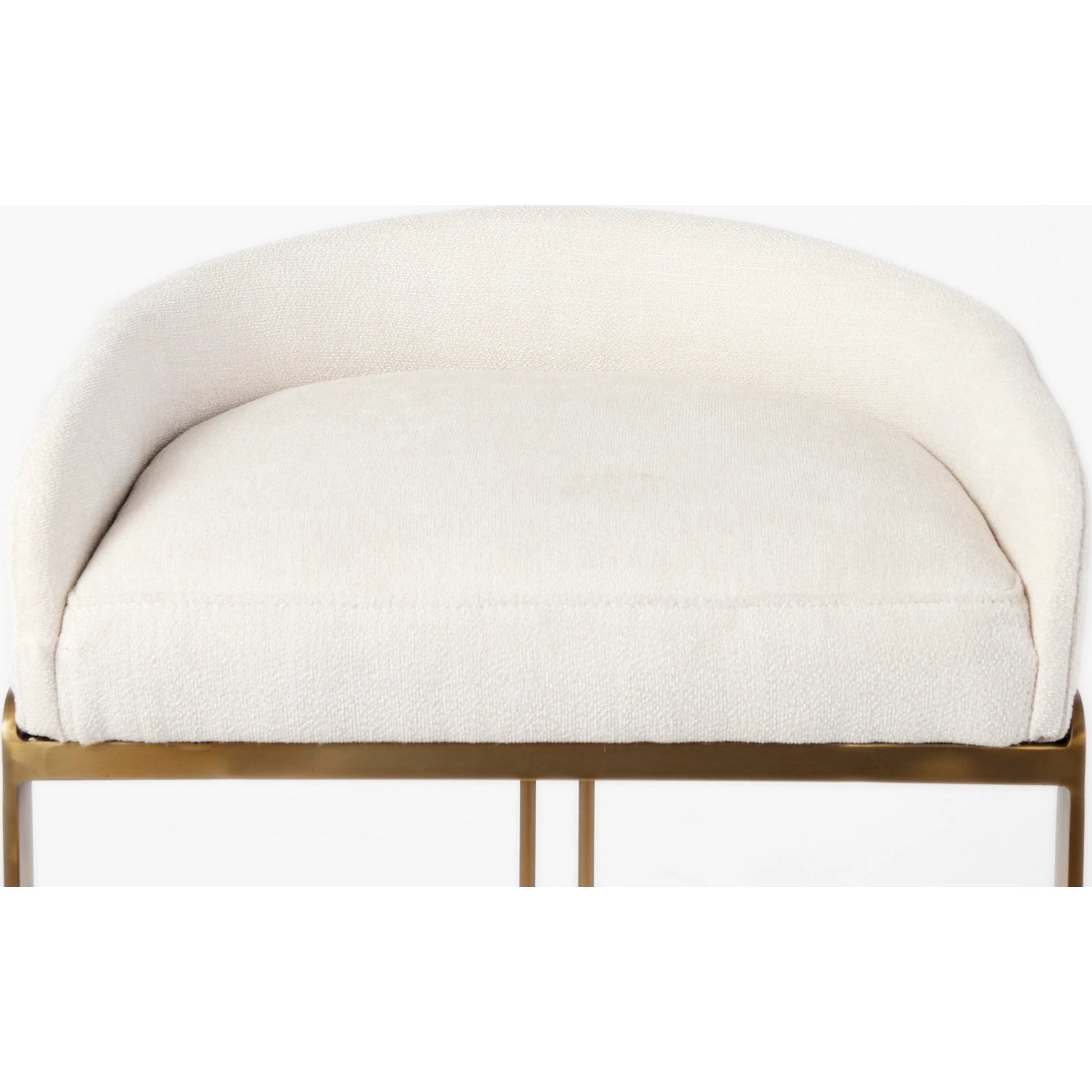 Hollyfield Counter Stool by Mercana. Made from metal in a transitional style.