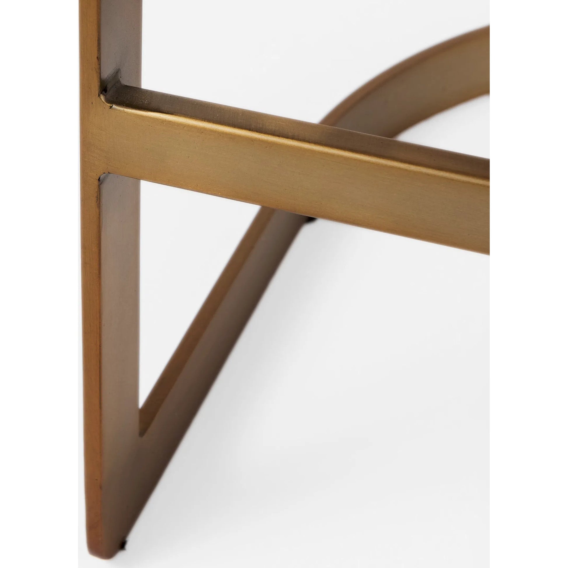 Hollyfield Counter Stool by Mercana. Made from metal in a transitional style.