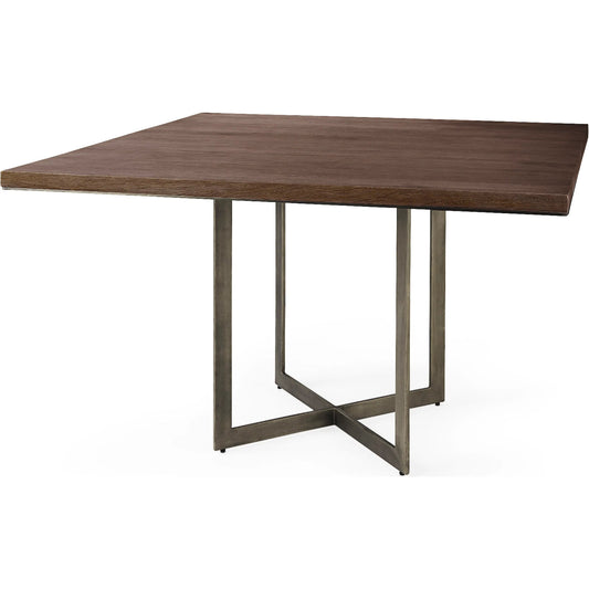 Faye Square Dining Table by Mercana. Made from solid wood in a unique style.