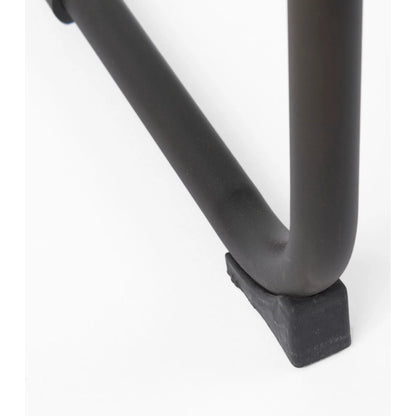 Berbick Leather Seat Counter Stool by Mercana. Made from leather, iron in a unique style.