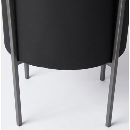 Claypoole Plant Stands Set of Three by Mercana in black. Made from unique in a modern style.