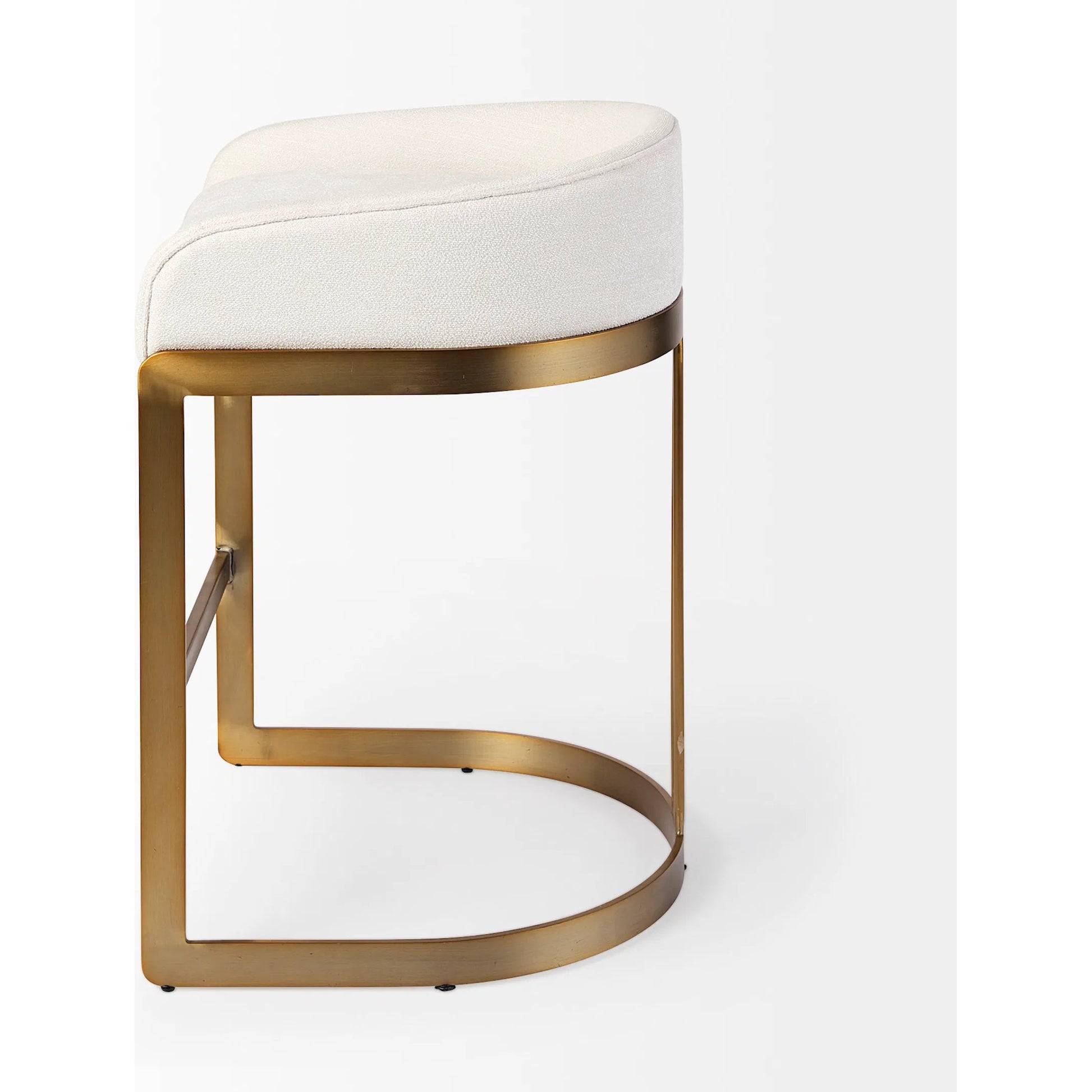 Hollyfield Counter Stool by Mercana. Made from metal in a transitional style.