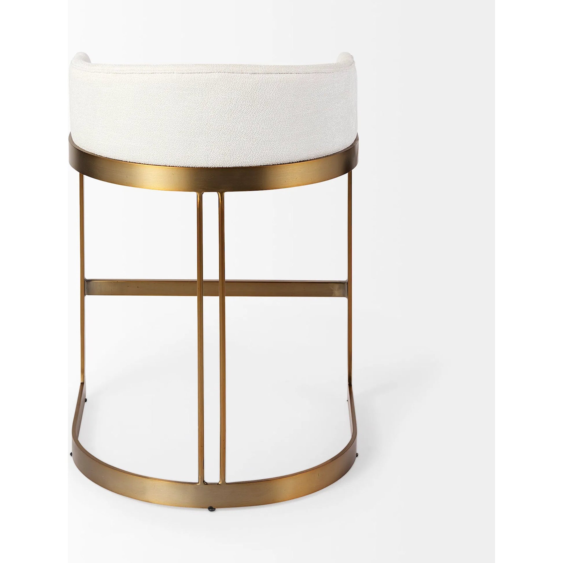 Hollyfield Counter Stool by Mercana. Made from metal in a transitional style.