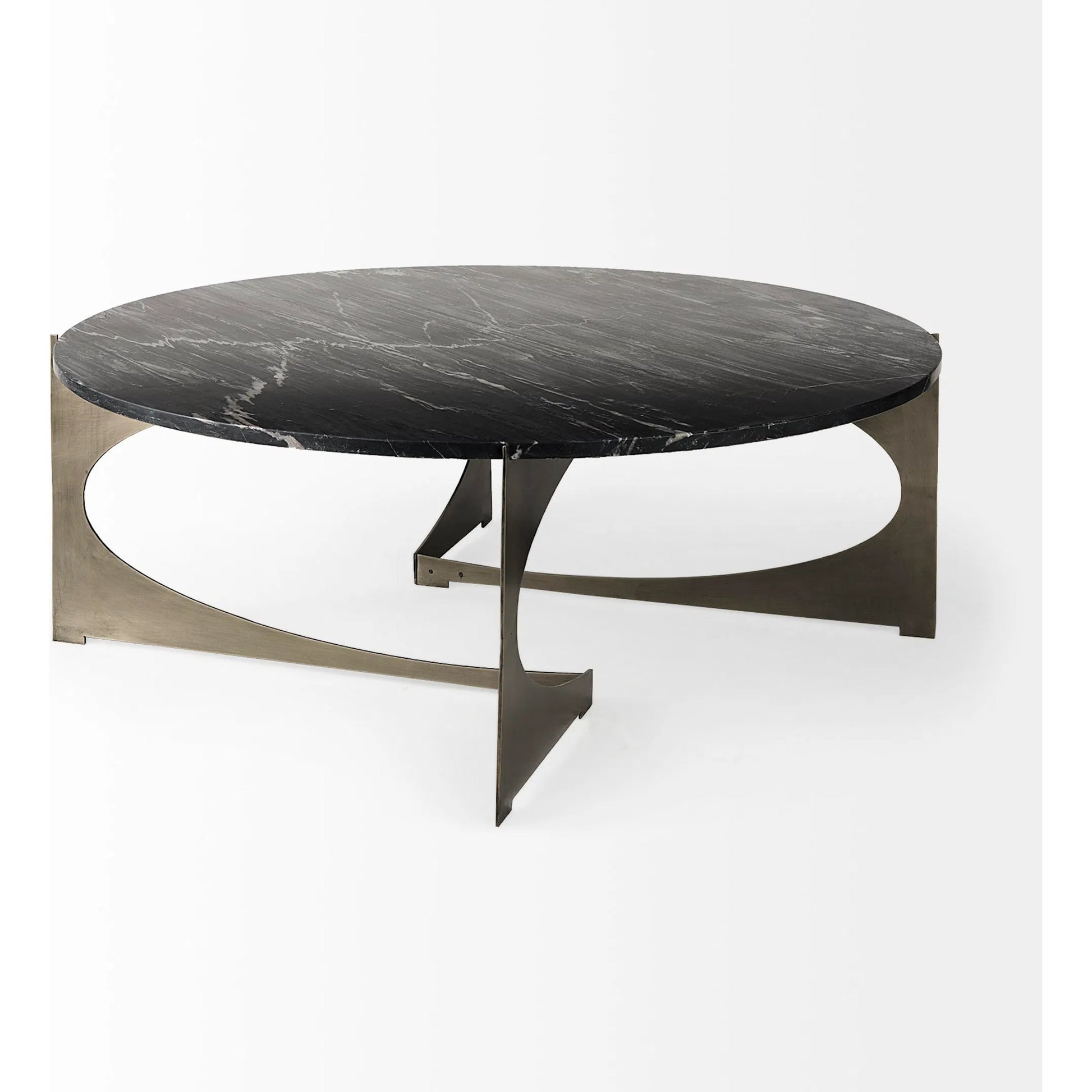 Reinhold Round Coffee Table by Mercana. Made from unique in a modern style.