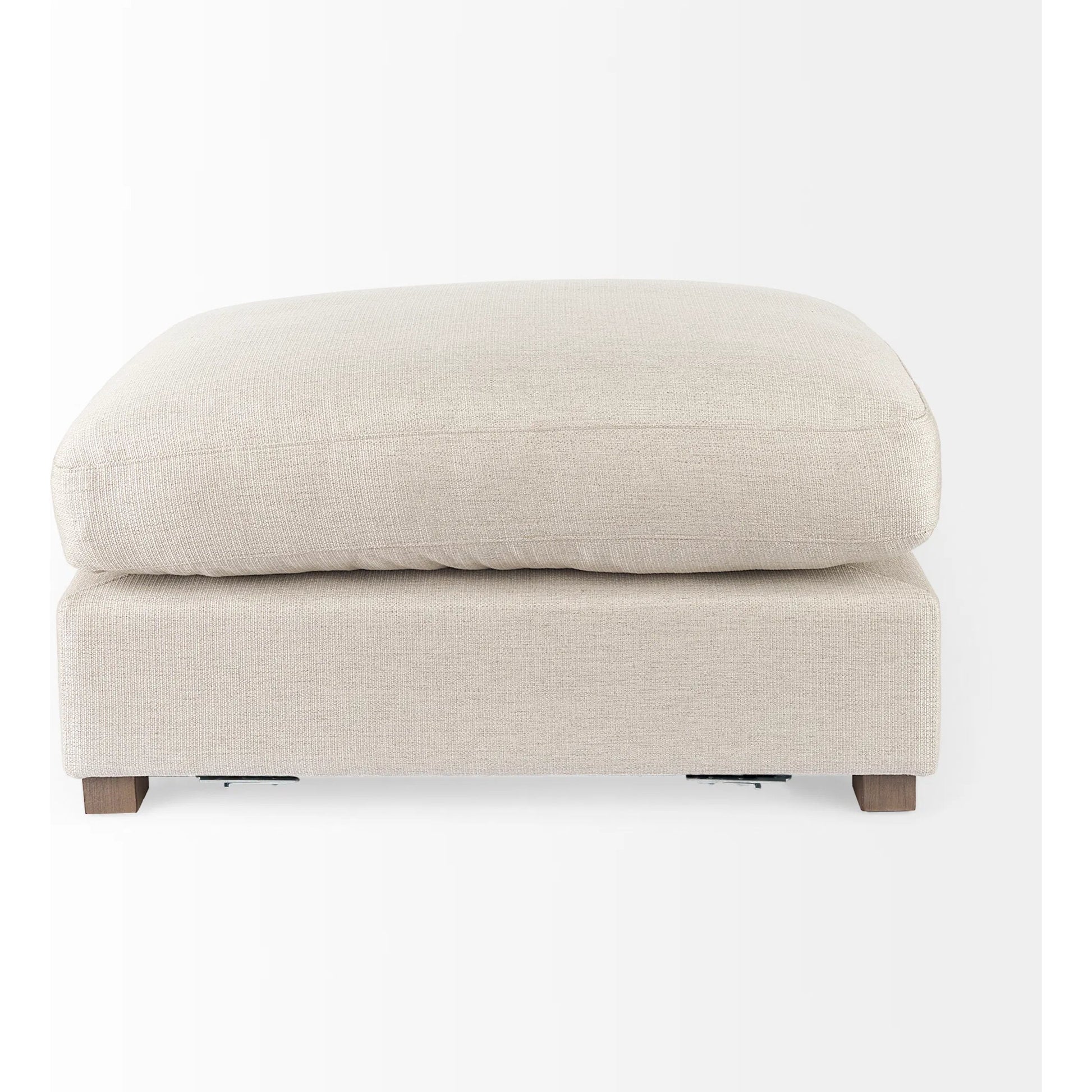 Valence Cream Modular Sofa Elements by Mercana in cream. Made from unique in a transitional style.