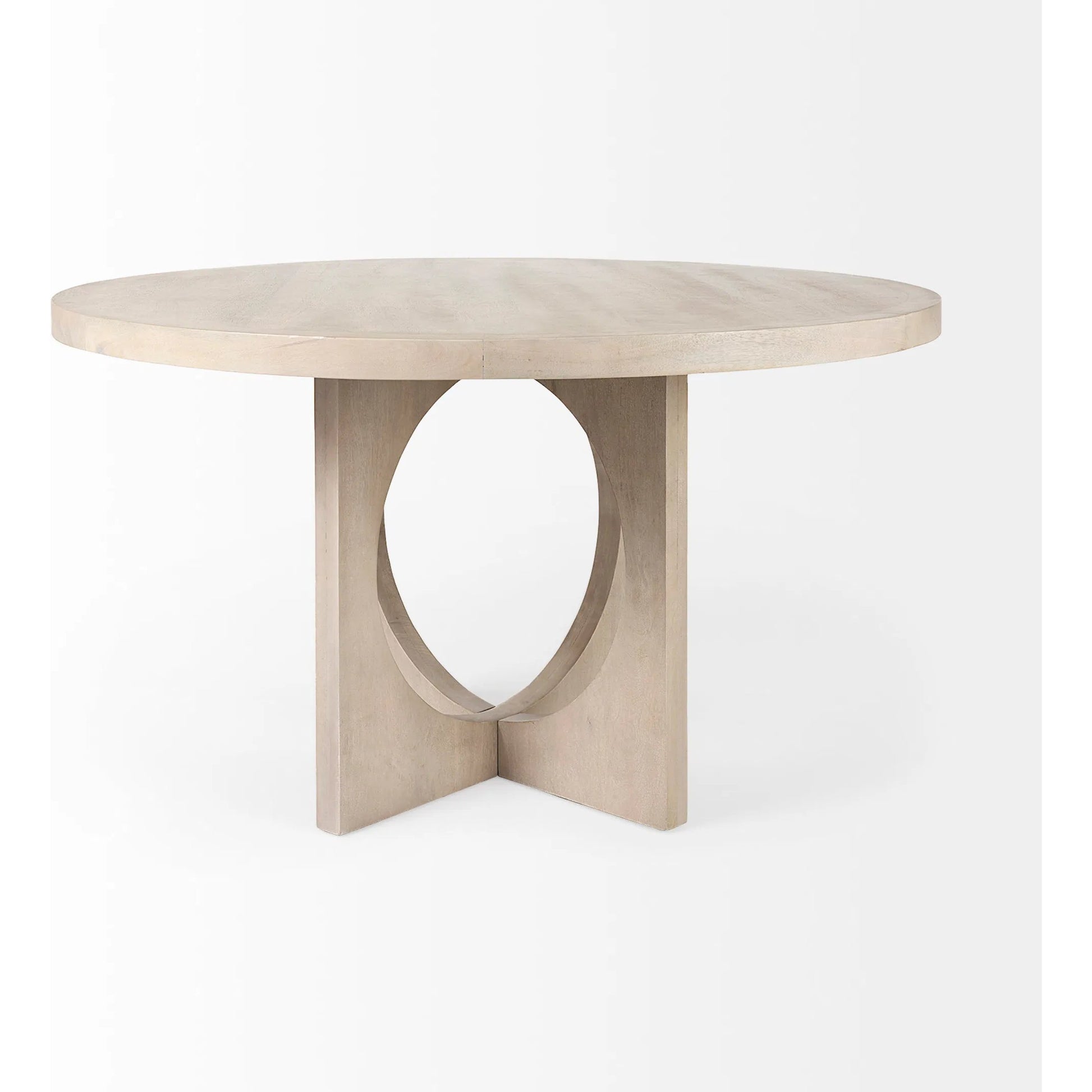 Liesl Dining Table by Mercana. Made from solid wood in a transitional style.