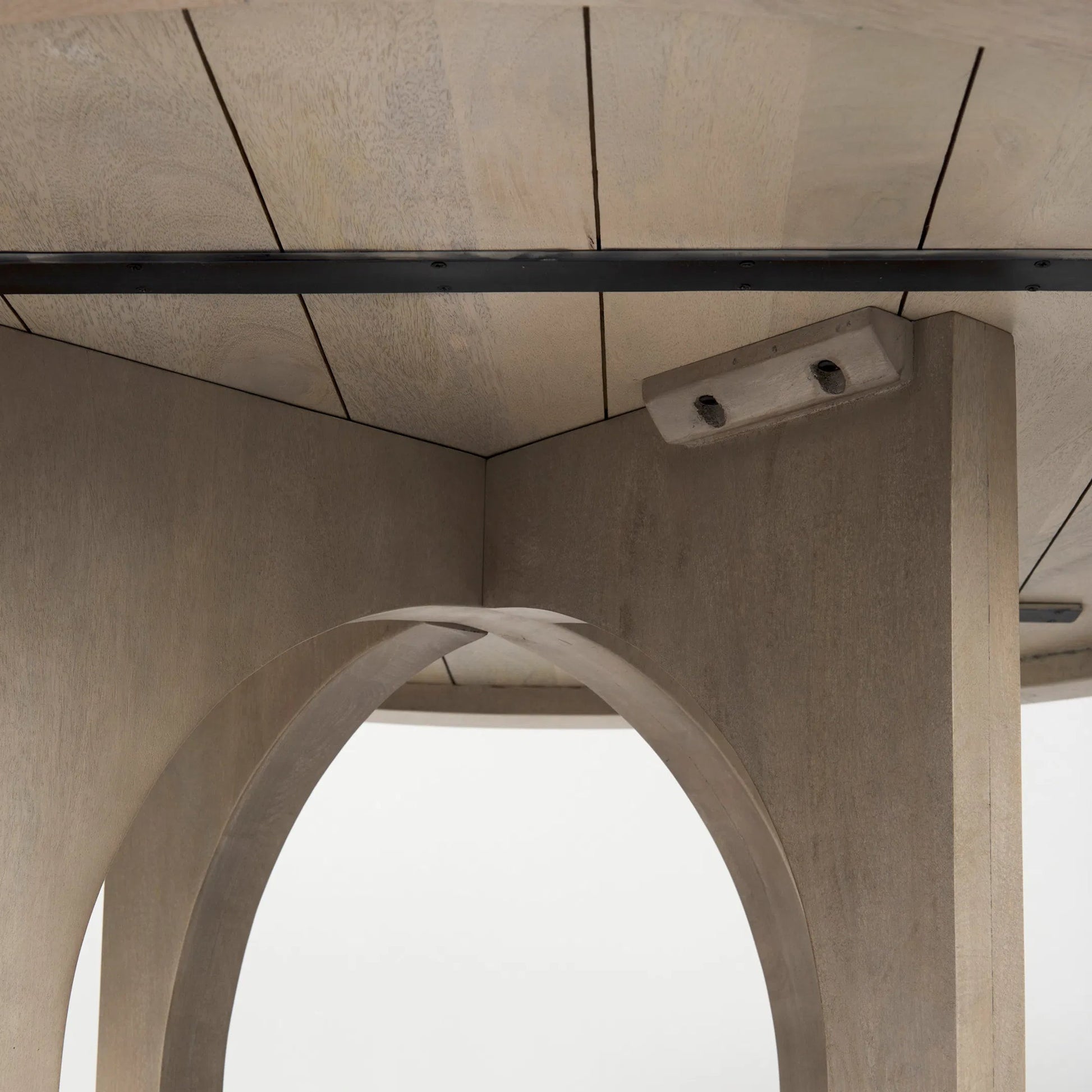 Liesl Dining Table by Mercana. Made from solid wood in a transitional style.