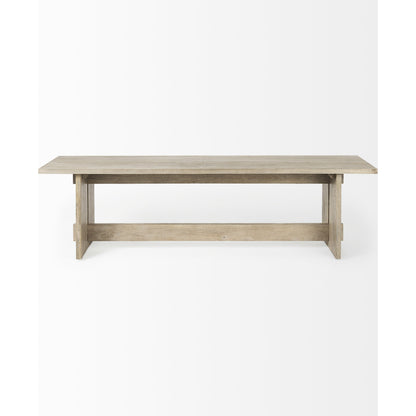 Aida Bench by Mercana. Made from solid wood in a transitional style.