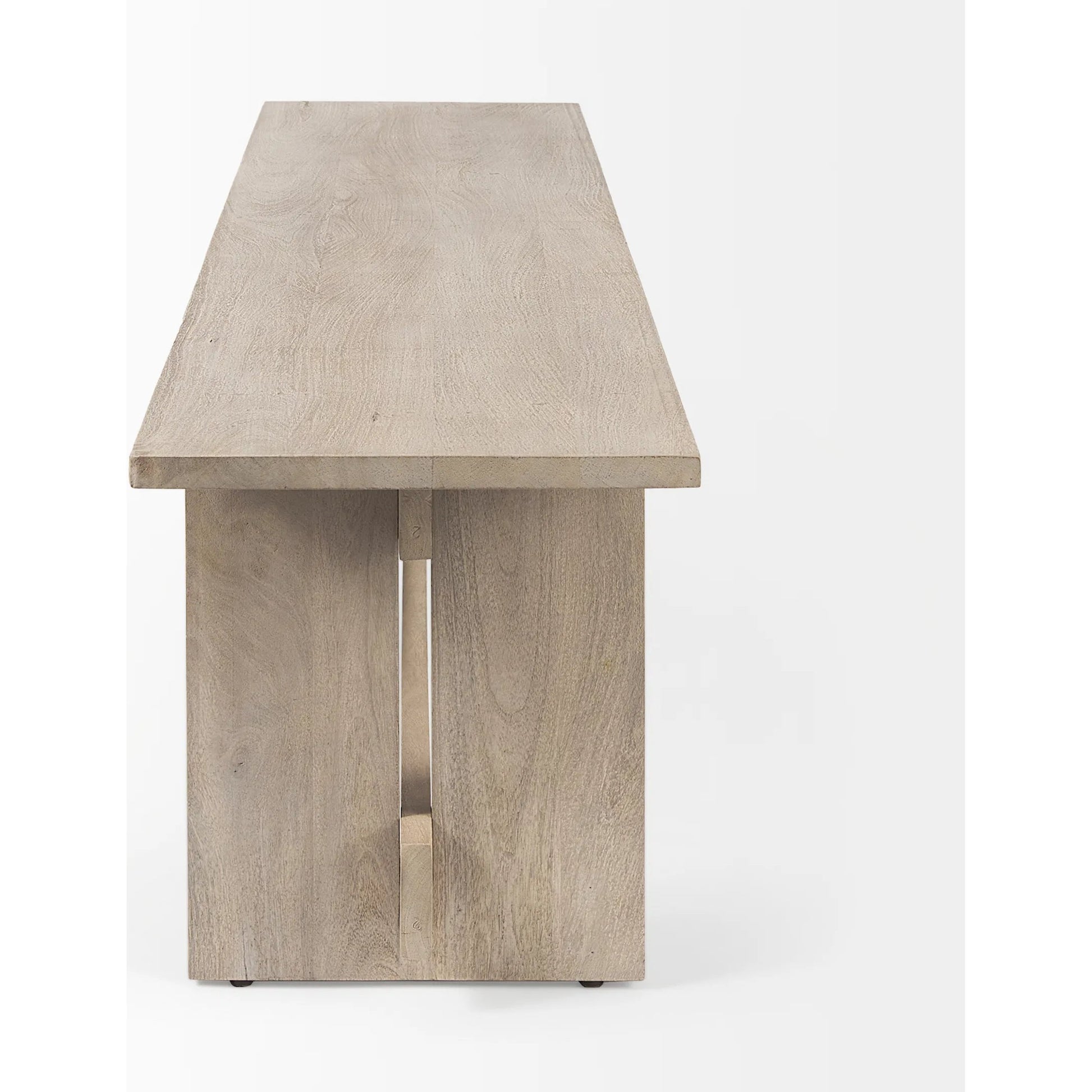 Aida Bench by Mercana. Made from solid wood in a transitional style.