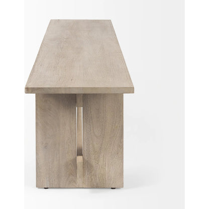 Aida Bench by Mercana. Made from solid wood in a transitional style.