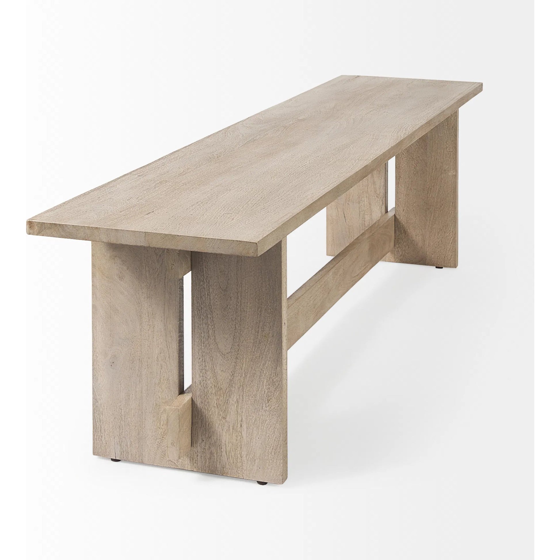 Aida Bench by Mercana. Made from solid wood in a transitional style.