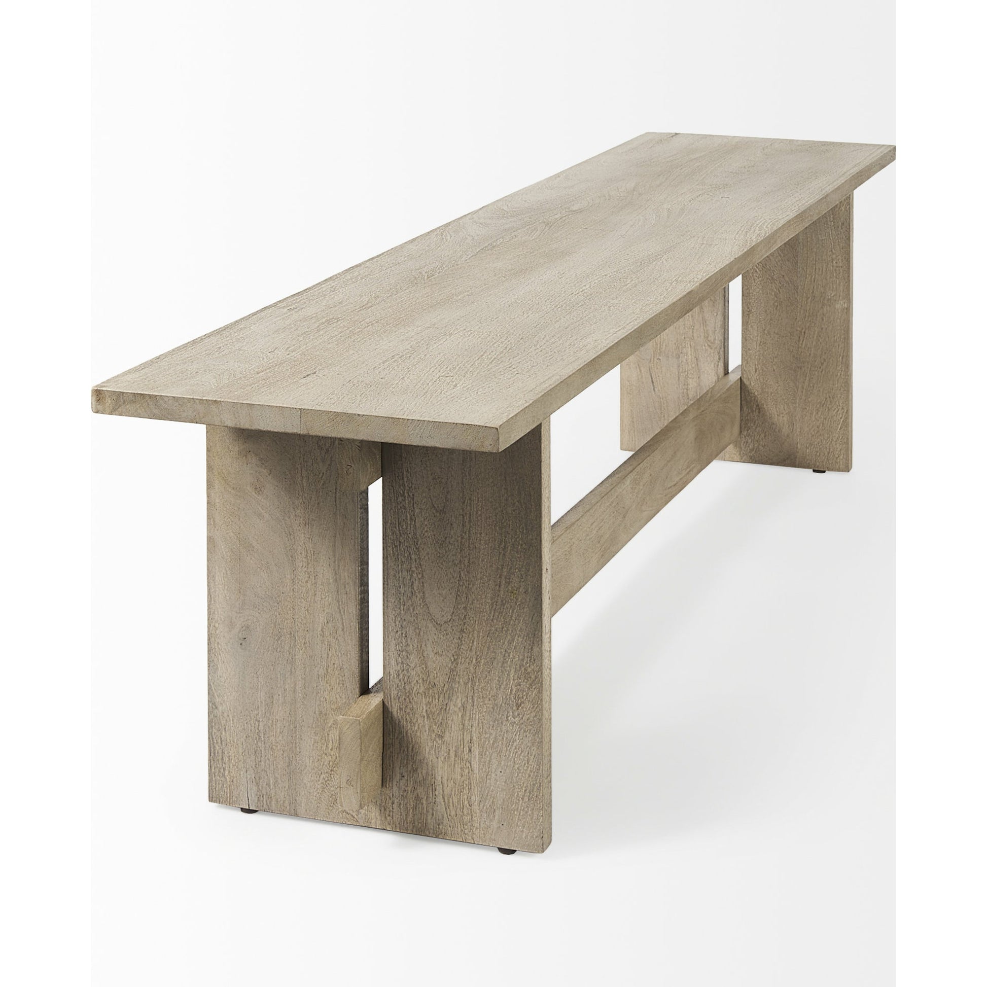 Aida Bench by Mercana. Made from solid wood in a transitional style.