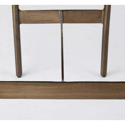 Millie Hide Seat Bar/Counter Stool by Mercana. Made from metal in a unique style.