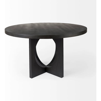 Liesl Dining Table by Mercana. Made from solid wood in a transitional style.