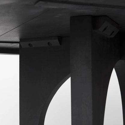 Liesl Dining Table by Mercana. Made from solid wood in a transitional style.