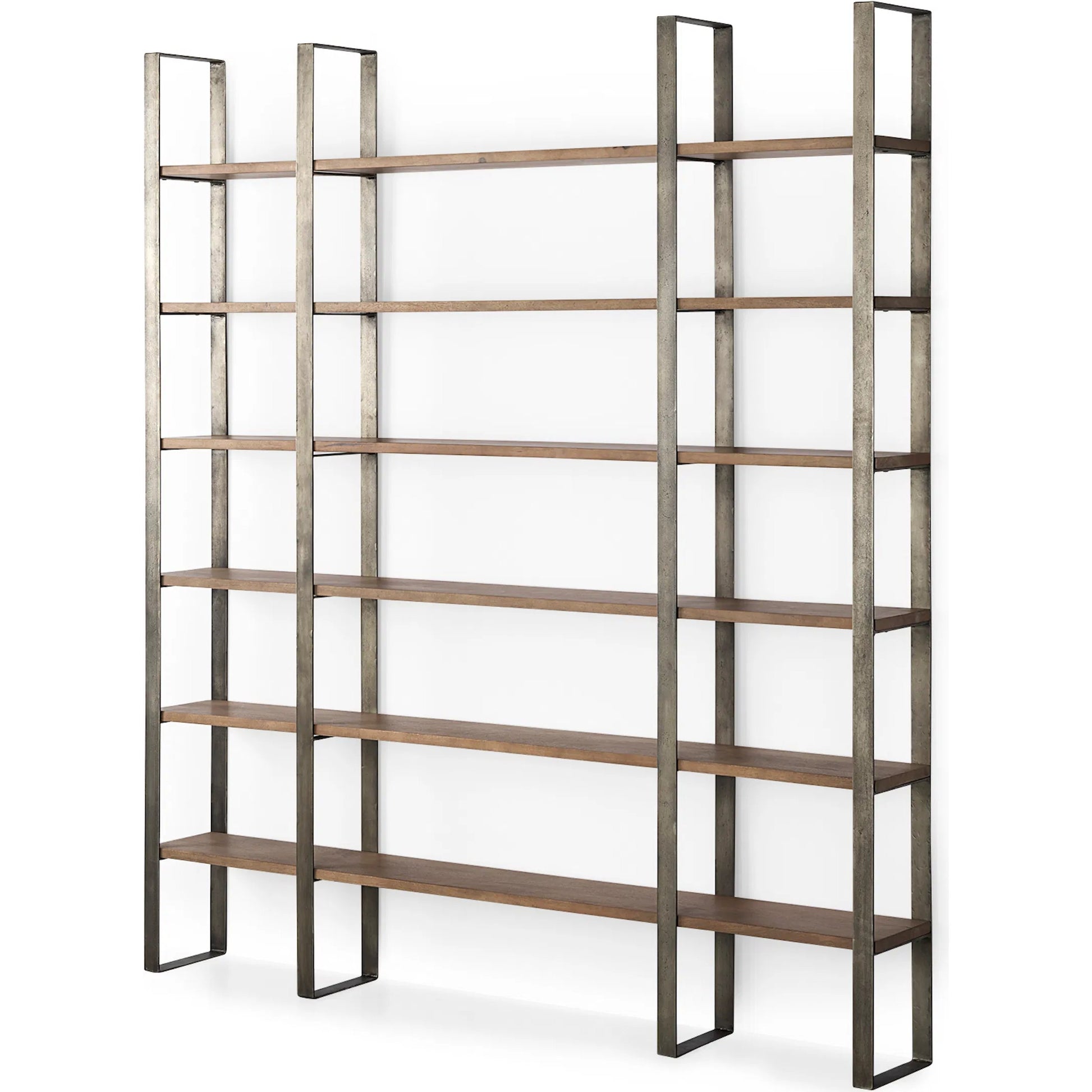 Taunton Shelving Unit by Mercana. Made from metal, wood in a modern style.