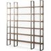 Taunton Shelving Unit by Mercana. Made from metal, wood in a modern style.