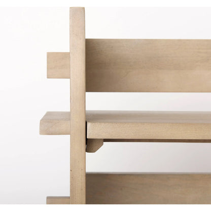 Aida Console Table by Mercana in gray. Made from solid wood in a transitional style.