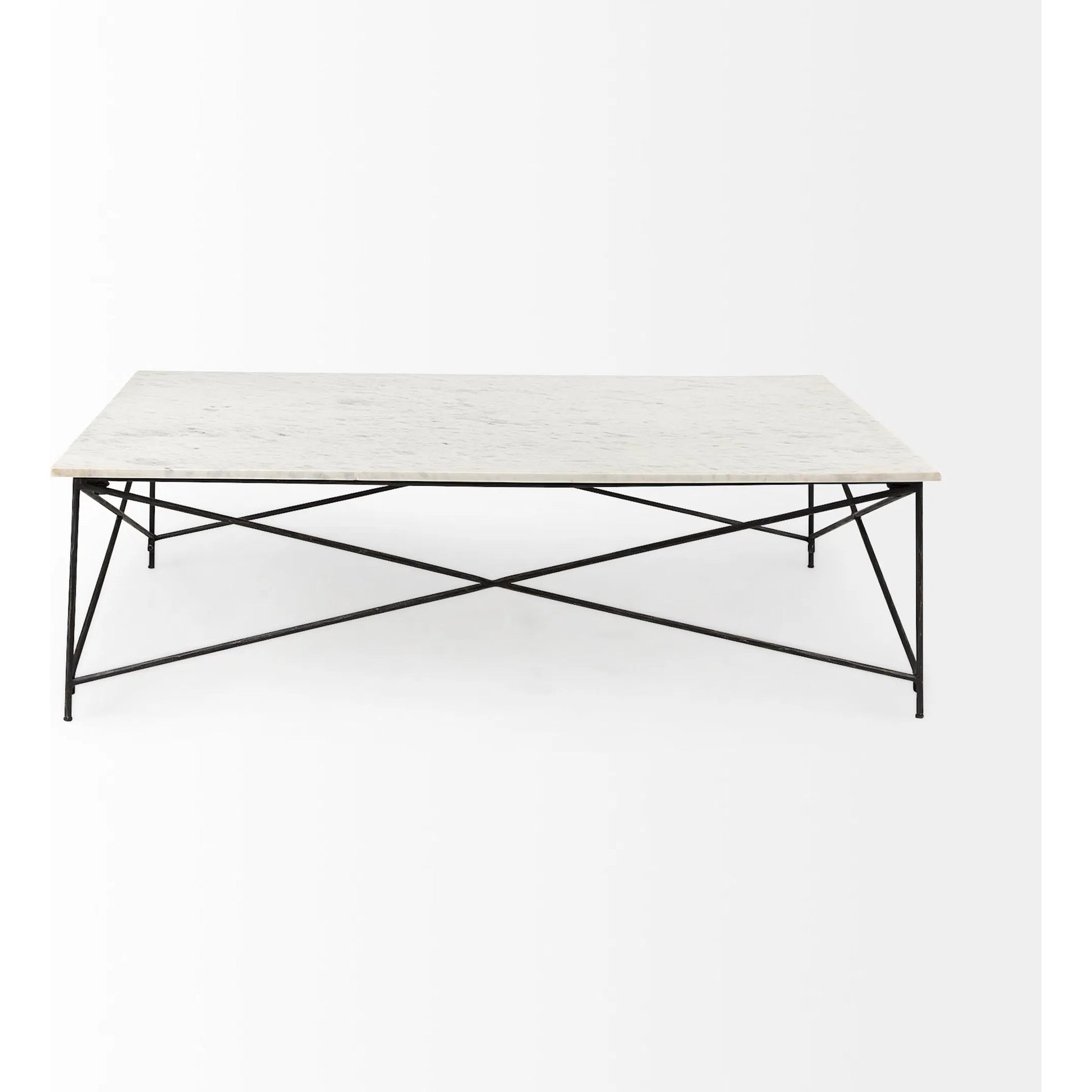 Lorlei Coffee Table by Mercana in white. Made from stone in a unique style.