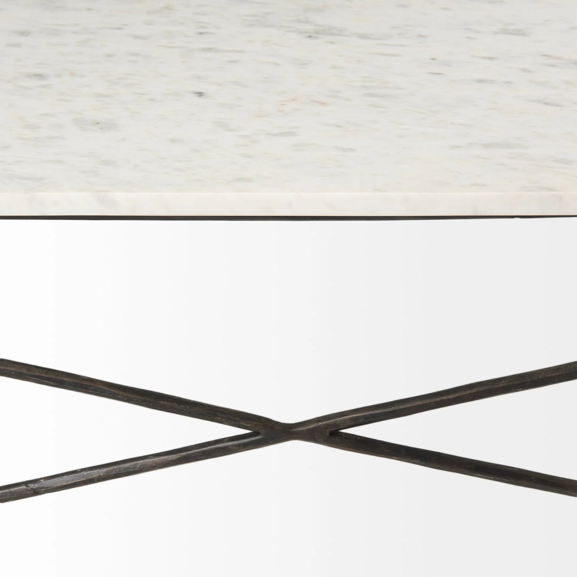 Lorlei Coffee Table by Mercana in white. Made from stone in a unique style.