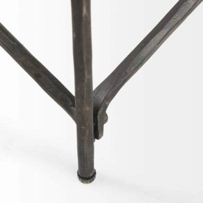 Lorlei Coffee Table by Mercana in white. Made from stone in a unique style.
