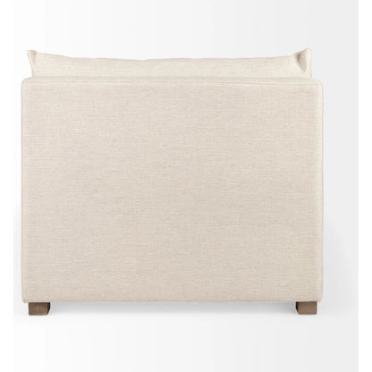 Valence Cream Modular Sofa Elements by Mercana in cream. Made from unique in a transitional style.