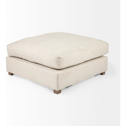 Valence Cream Modular Sofa Elements by Mercana in cream. Made from unique in a transitional style.